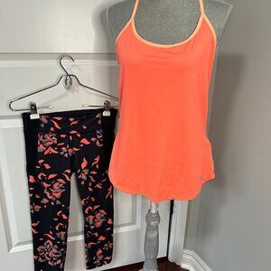 Under Armour Workout Set Capri Pants and Tank Size M EUC